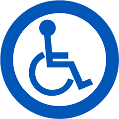 Handicap Stickers Transparent Png - Handicap Accessible Sign