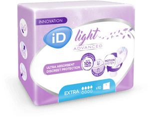 Id Light Extra 500ml Pk10 - Sanitary Napkin Png