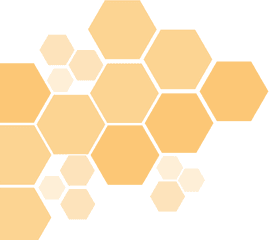 Honeycomb Clipart Yellow - Transparent Orange Design Png