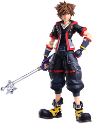 Sora Ver 2 Bring Arts Collectible Figure - Kingdom Hearts Sora Bring Arts Png