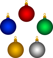 Baubles Transparent - Free PNG