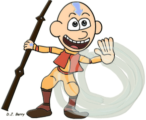 Aang Clipart - Fictional Character Png