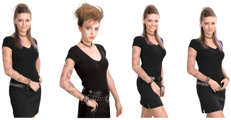 Womenu0027s Tattoo Sleeve - Little Black Dress Png