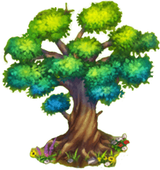 Yellow Flower Tree Horse Haven World Adventures Wiki Fandom - Drawing Png