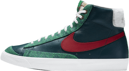 Nike Blazer Mid Christmas - Air Force 1 Noel Png