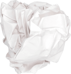 Crumpled Up Ball Paper Transparent - Transparent Crumpled Paper Png