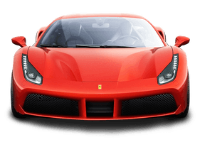 Front Ferrari Red View Free Download PNG HD