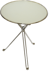 Designer Glass Top Round Table - Table Png