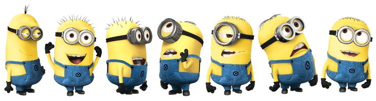 Group Minions Free Transparent Image HQ - Free PNG