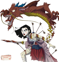 Download Renders Mulan Mushu Zombie Dragon Fleche Sabre Epee - Twisted Disney Princesses Png