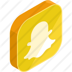 Snapchat - Snapchat 3d Icon Png