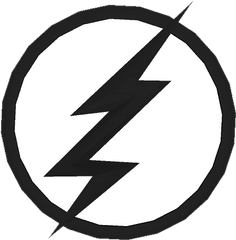 Jesse Quick Logo From The - Transparent Black Lightning Bolt Png