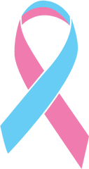 Cancer Ribbon Colors Free Images Bonfire - Pink And Blue Cancer Ribbon Png