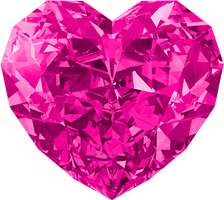 Pink Heart Gemstone HD Image Free - Free PNG