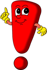 Download Exclamation Full Food Stop Sign Line Mark Hq Png - Full Stop Icon Cartoon