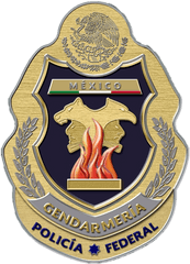 Logo De Gendarmeria Mexico - Federal Police Png