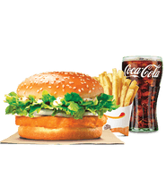 King Whopper Sandwich Hamburger Cheeseburger Fries French - Free PNG