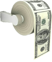 Toilet Holders Paper Money Download HQ PNG