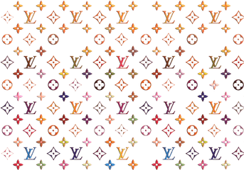 Download Vuitton Color Louis Wallpaper - Lv Svg For Starbucks Cup Free Png