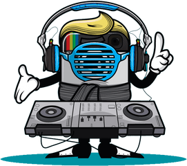 Cartoon - Dj Frankenstein Png Download 600600 Free Dj Cartoon Characters Png