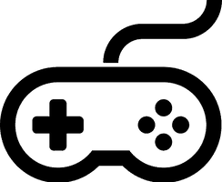 Silhouette Gamepad Free HQ Image - Free PNG