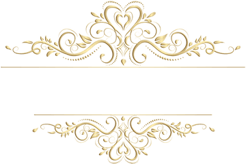 Decorative Element Transparent Clip Art Image Floral - Transparent Flower Gold Png