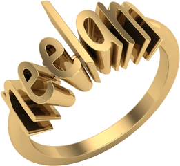 The Orosilber Personalized Ring - Fast Forward Your Fashion Wood Png