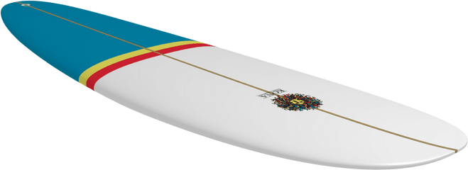 3d View - Surfboard Transparent Background Png