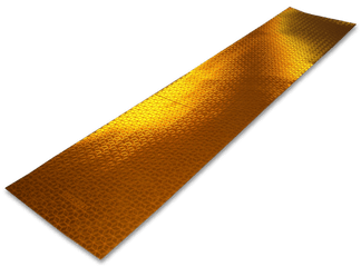 Reflective Tape Strip 4 By 18 - Inches Long Yellow Hopper Car Bronze Png