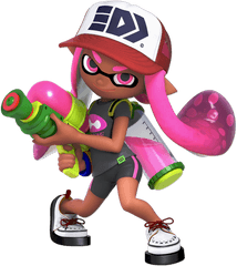 The - Inkling Smash Ultimate Render Png