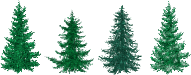 Library Of Christmas Tree Forest Svg Black And White - Christmas Tree Clip Art Png