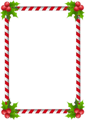 Transparent Christmas Border Clip Art - Transparent Background Christmas Border Clipart Png