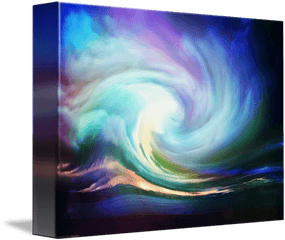 Aurora Borealis Clouds By Lilia Art - Visual Arts Png