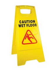 Download Hd Caution Wet Floor Board - Wet Floor Sign Board Png