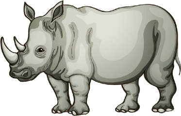 Javan Rhino Transparent Png Clipart - Rhino Clip Art