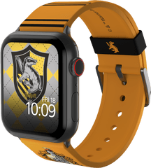 Harry Potter - Hufflepuff Edition Officially Licensed Silicone Smartwatch Band Compatible With Apple Watch 3840mm And 4244mm And Android Harry Potter Hufflepuff App Png