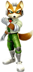 Fox Mccloud Render - Star Fox Adventures Fox Png