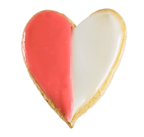 Heart Cookie Icing Free Download Image - Free PNG