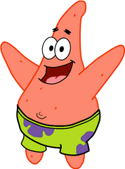 Star Friends Cliparts 3 - Patrick Star Png
