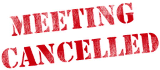 Meeting Canceled - Meeting Cancelled Png