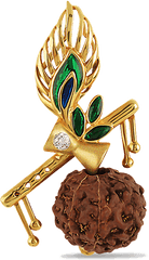 Lord Krishna Flute Png 4 Image - Krishna Peacock Feather Hd