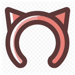 Cat Ears Headband Icon Of Colored - Icon Cat Ear Png