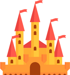 Landscape Castle Fortress Fantasy - Transparent Icon Castle Png