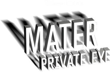 Mater Private Eye - Graphic Design Png