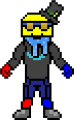 My Roblox Character - Papyrus Style By Aplawesome Pixel Pixel Art Roblox Character Png