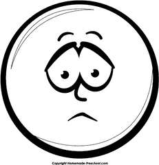 Clip Art Sad Face Clipart Clipartbold 3 Clipartcow 2 - Clipartix Black And White Clip Art Sad Png