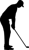 Golf Silhouette Free Download PNG HD