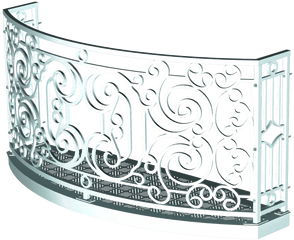 Balcony Png Image - Curved Balcony Png