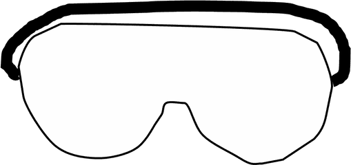 Clip Art - Transparent Safety Goggles Clipart Png