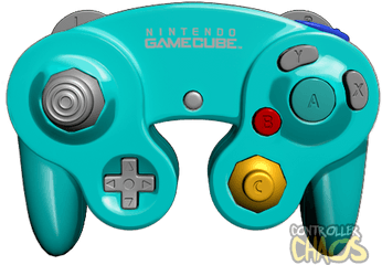 Emerald Blue - Emerald Blue Gamecube Controller Png